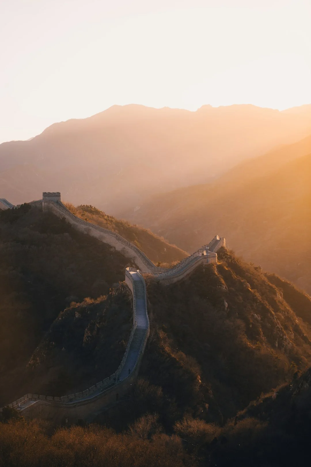 The Great Wall in clear winter light