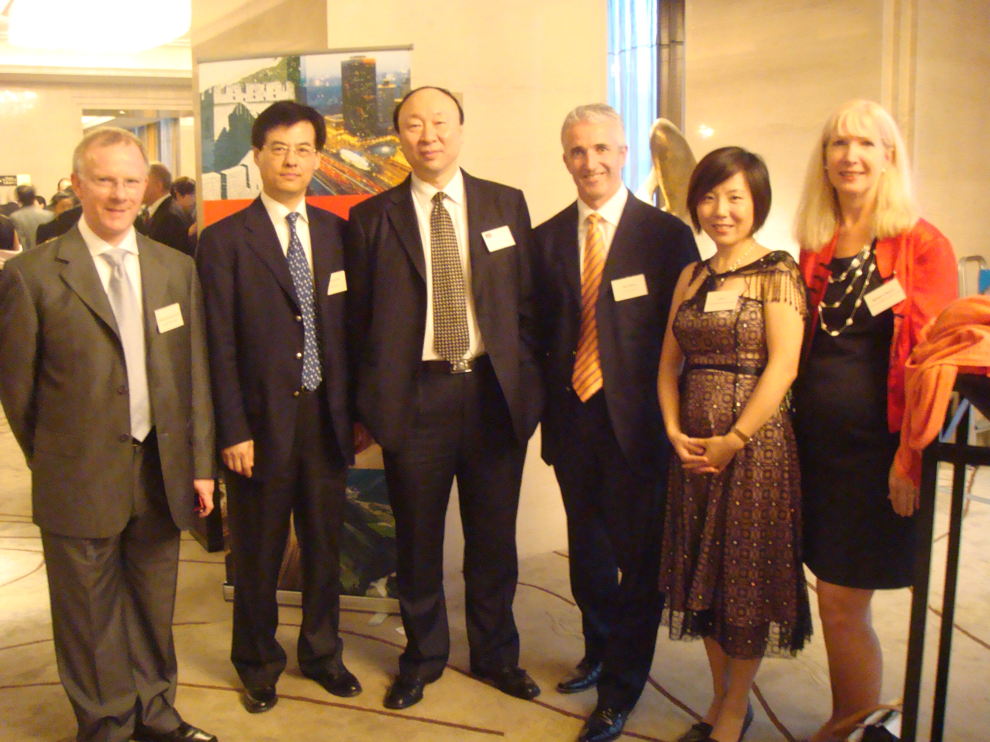 Lisa Li, General Manager and Barbara Boyce, Business Development Manager with business delegation in the Great Hall of the People